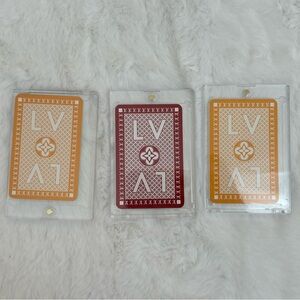 Louis Vuitton playing cards with case